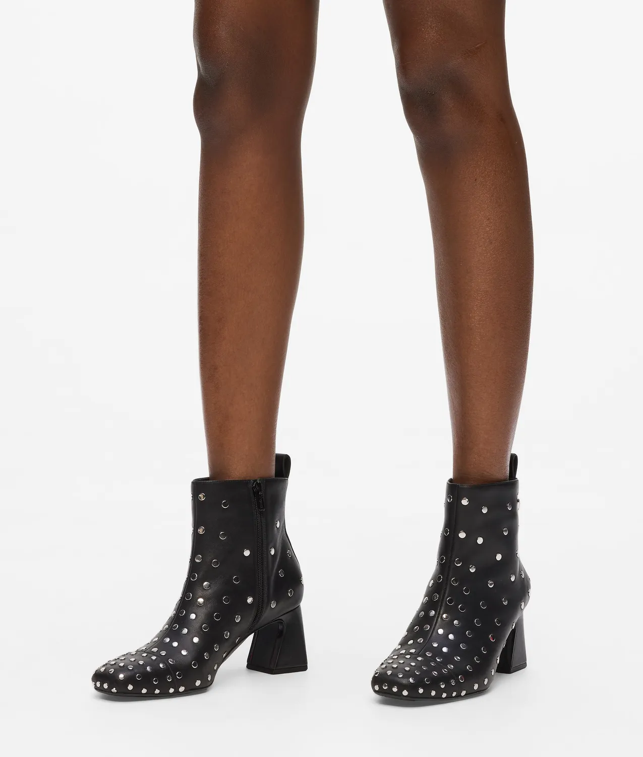 Karl Lagerfeld Beata Stiefeletten schwarz Nieten Plateau