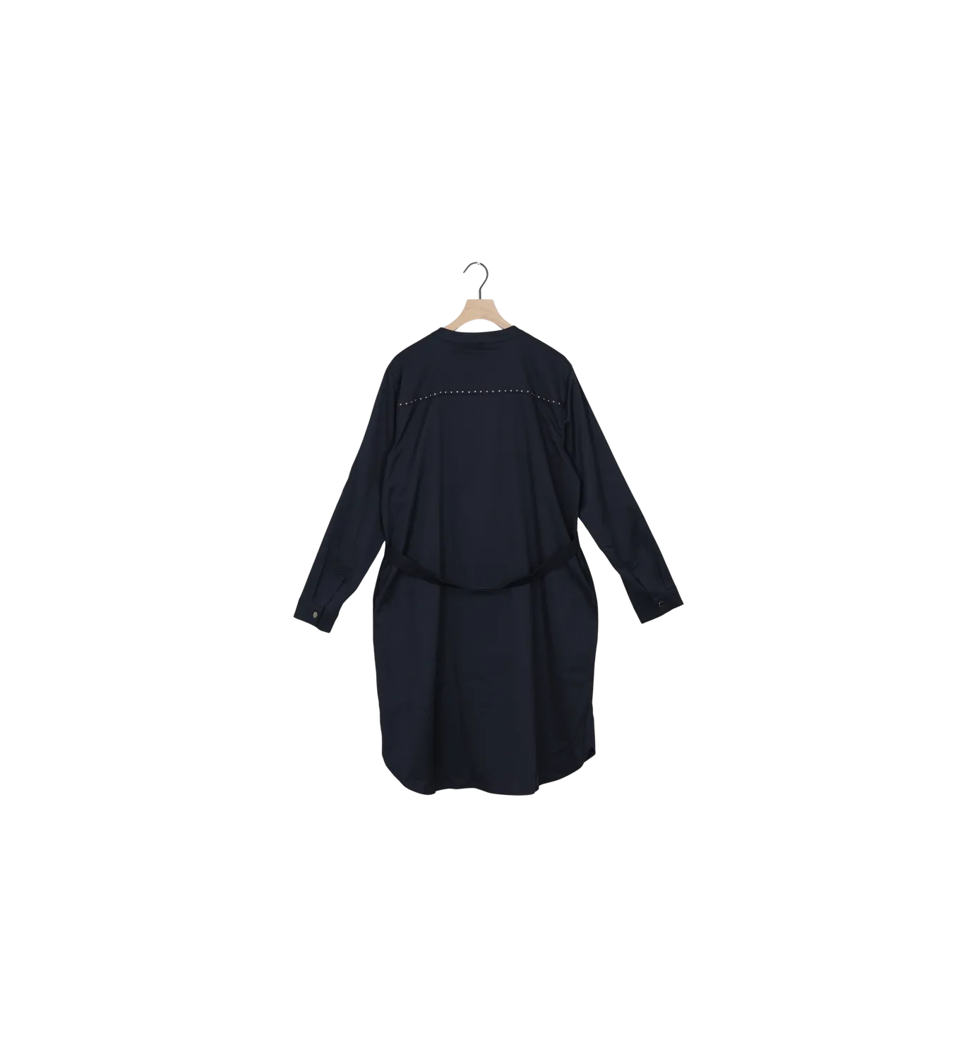 Mos Mosh MMCalo Twill Kleid Navy XL mit Gürtel