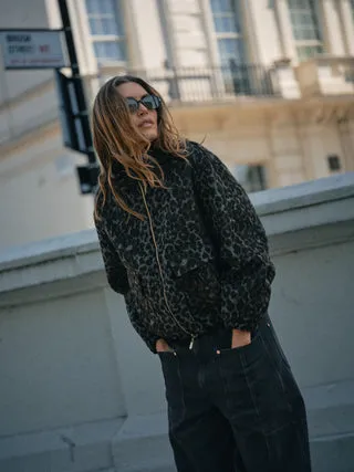 Mos Mosh MMCamille Leo Jacke Leopard Oversize