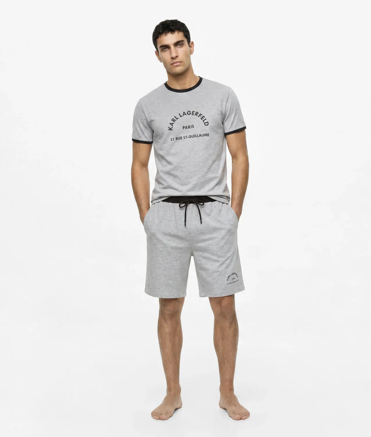 Karl Lagerfeld Rue St-Guillaume Pyjama Shorts Bio-Baumwolle