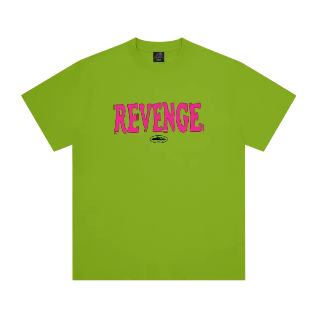 Corteiz Revenge T-Shirt Limette Baumwolle