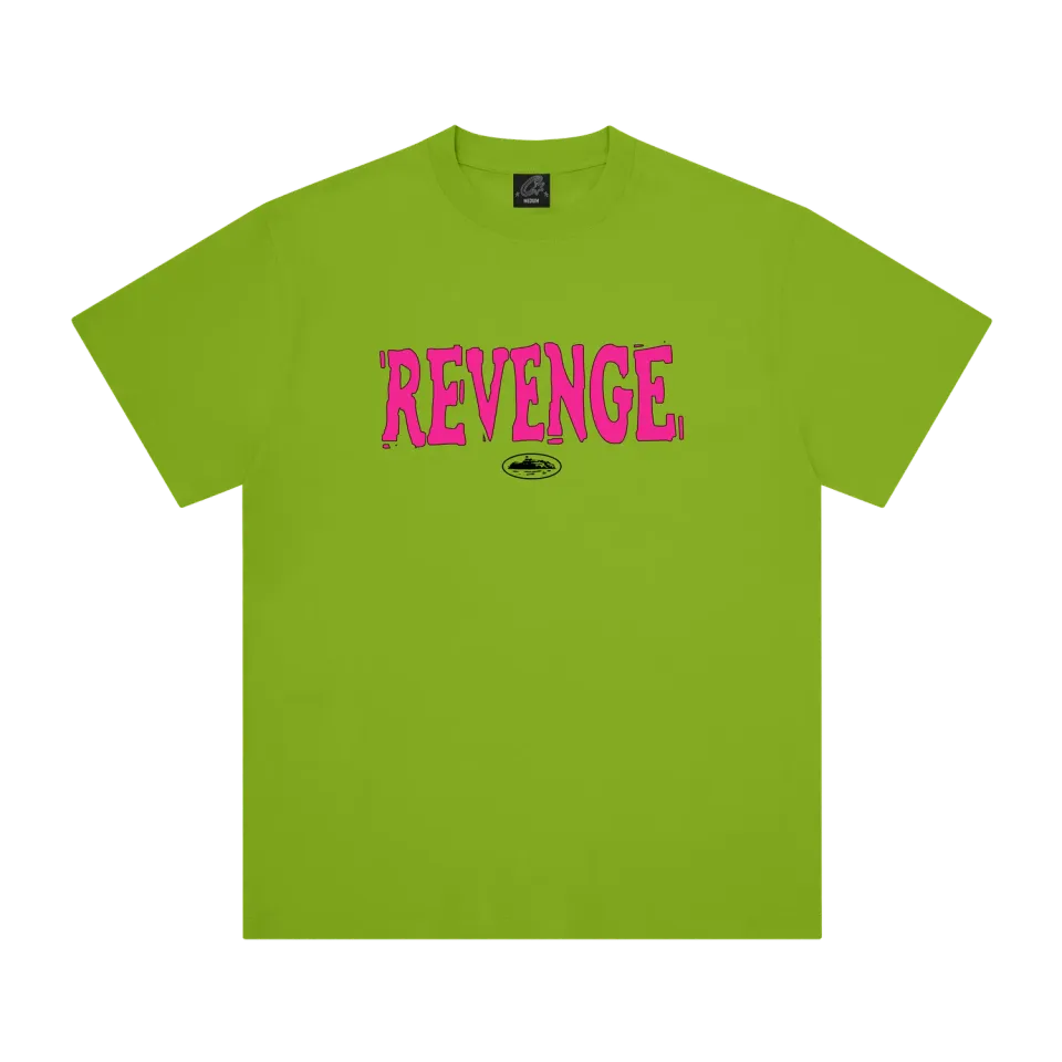 Corteiz Revenge T-Shirt Limette Baumwolle