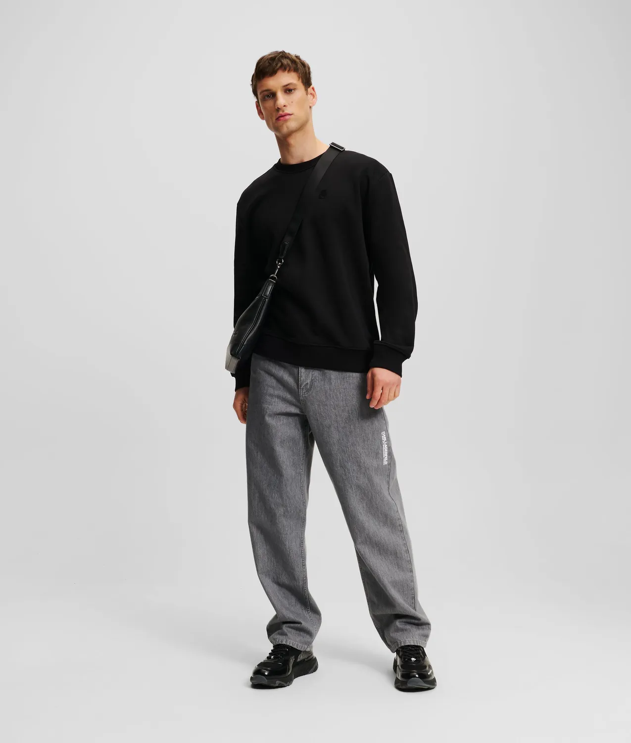 Karl Lagerfeld Ikon Kameo Sweatshirt Stickerei