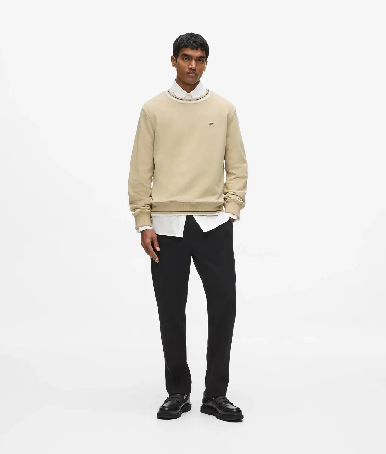 Karl Lagerfeld Ikon Stripe Sweatshirt Herren