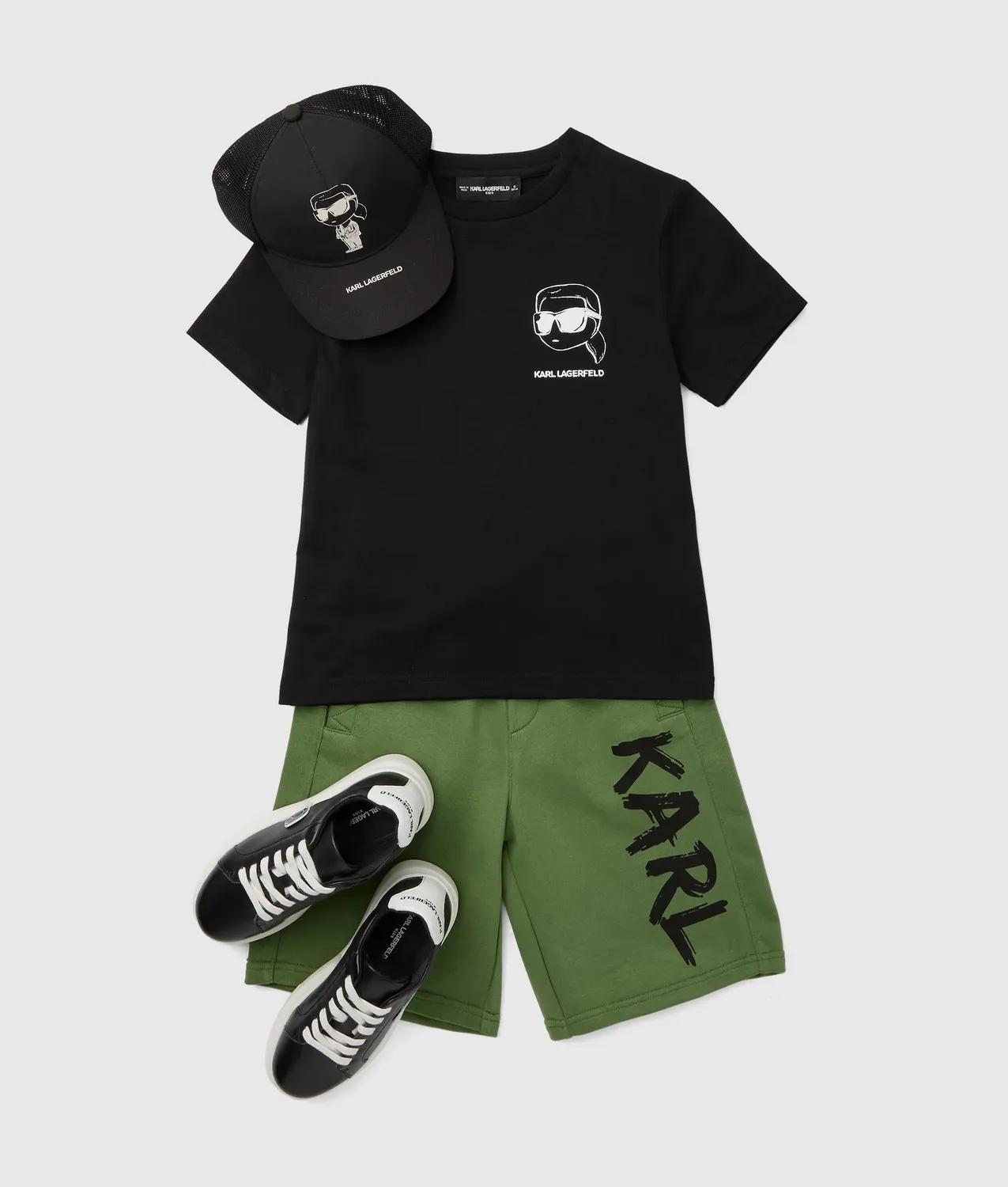 Karl Lagerfeld Boys Ikon Outline T-Shirt Kinder Gr. 2Y-16Y