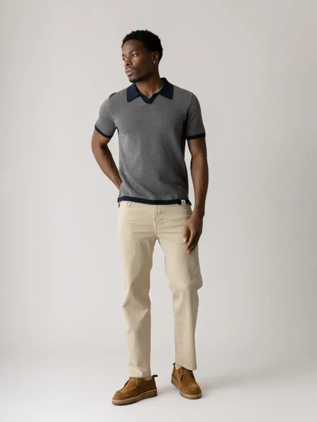 Mos Mosh MMGSteve Wide Leg Pant Hose Oatmeal Weit