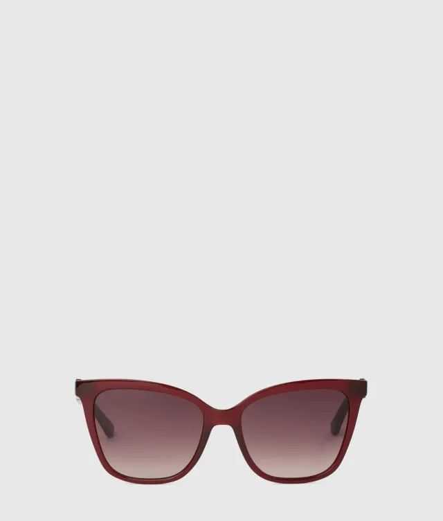 Karl Lagerfeld Signature Slim Sonnenbrille rechteckig One Size