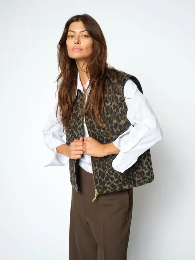 Mos Mosh MMElise Leo Weste schwarz Leo oversize