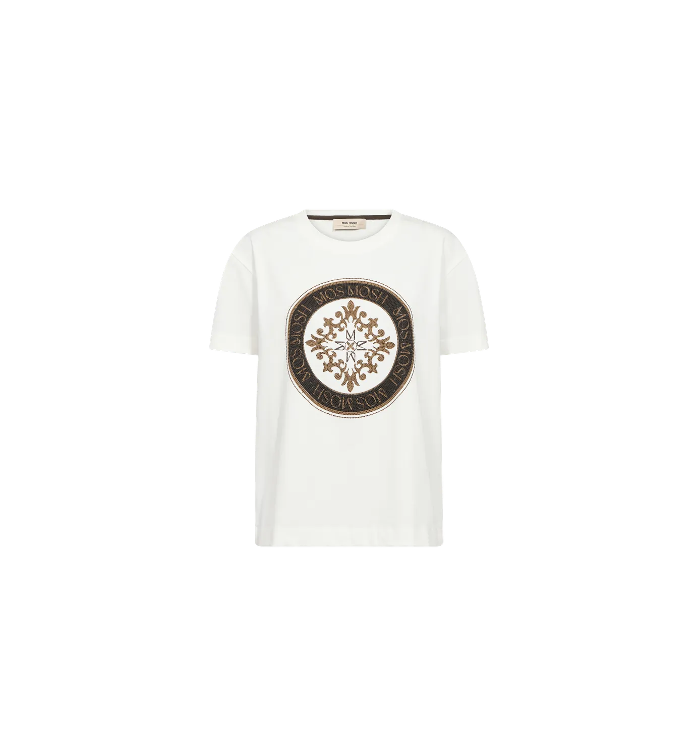 Mos Mosh MMJudd O-Neck T-Shirt Delicioso Print Bio-Baumwolle