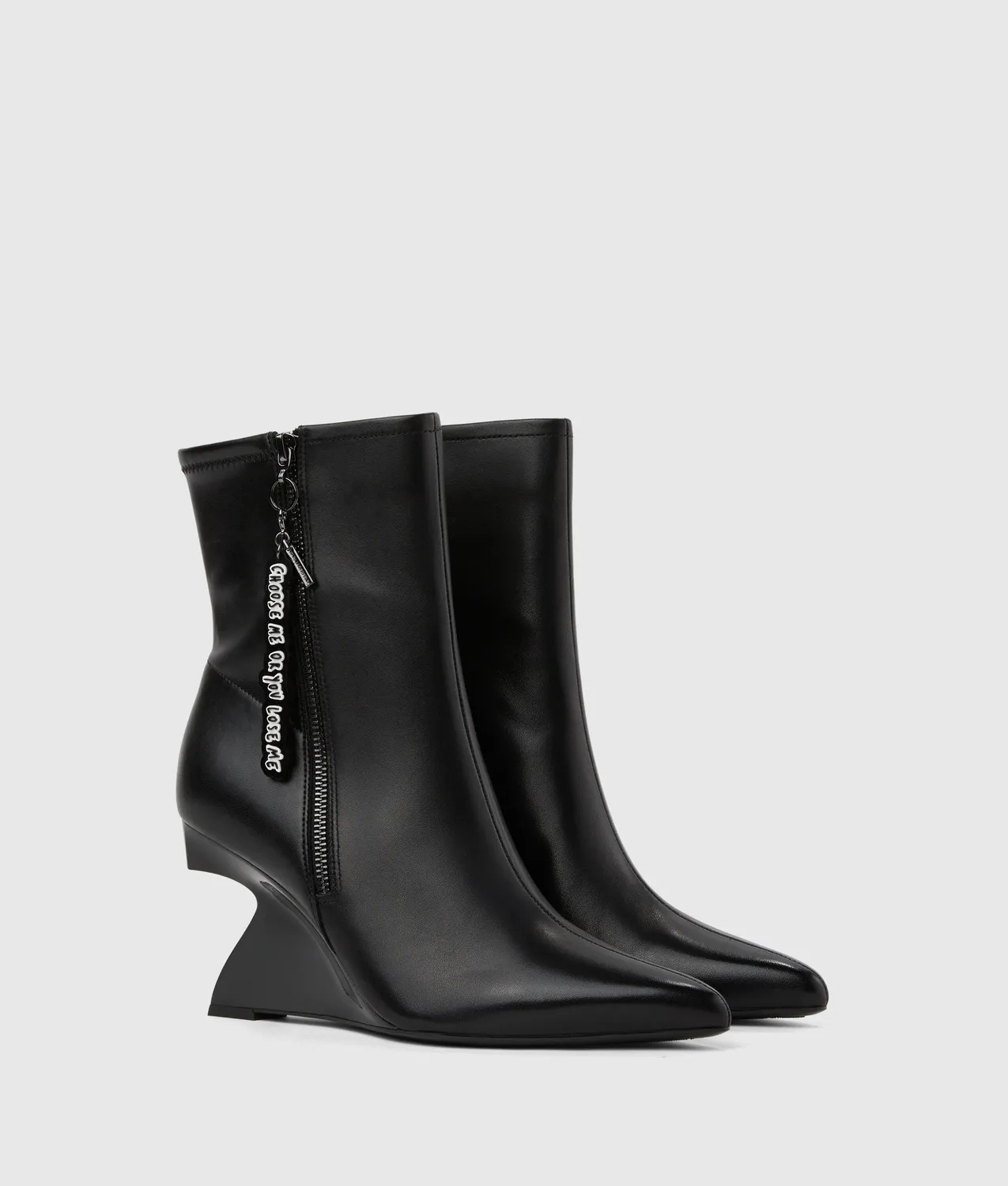 Karl Lagerfeld Waverly Boots Midi Reissverschluss Keil