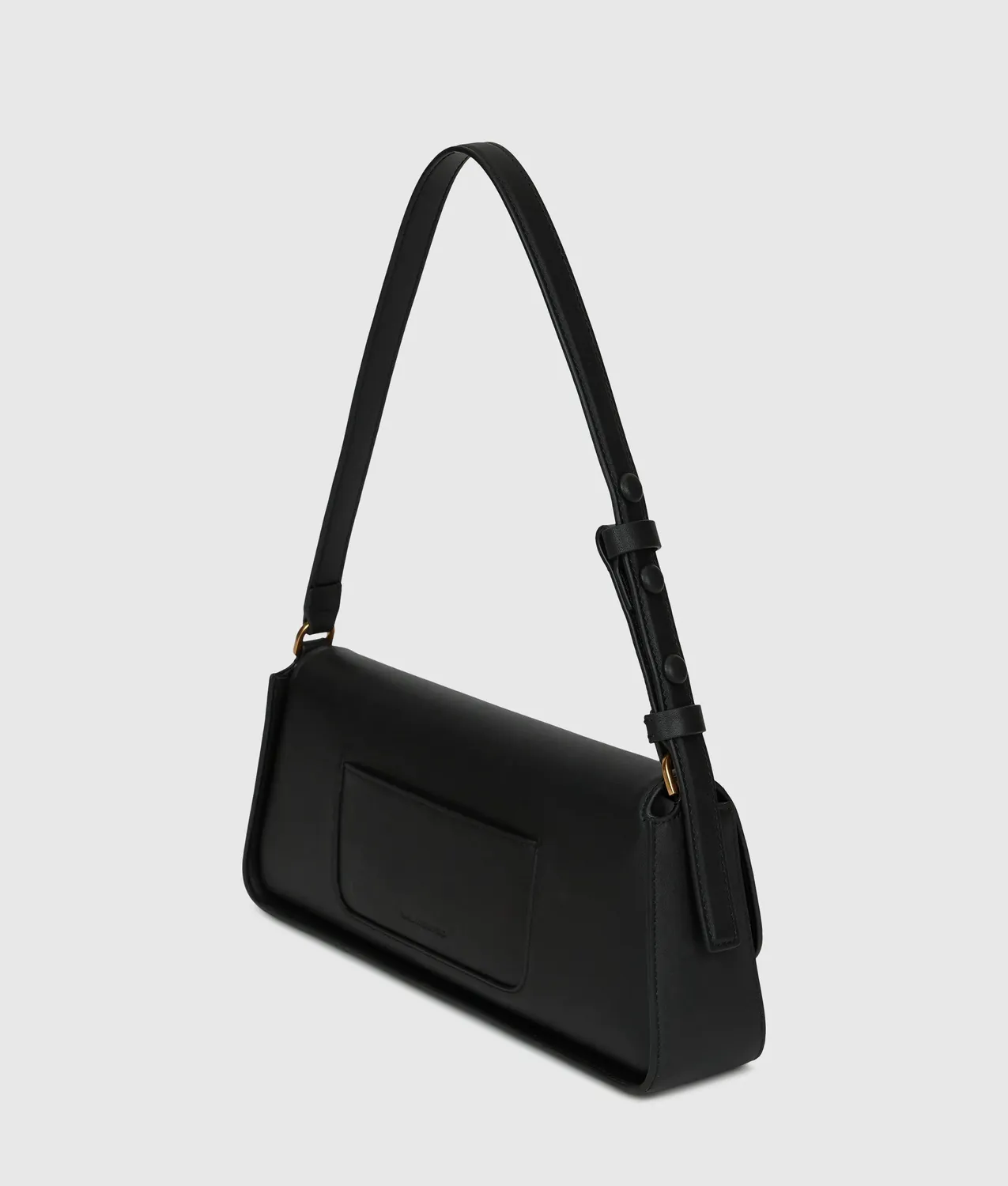 Karl Lagerfeld K/Signature Schultertasche Leder schwarz lang