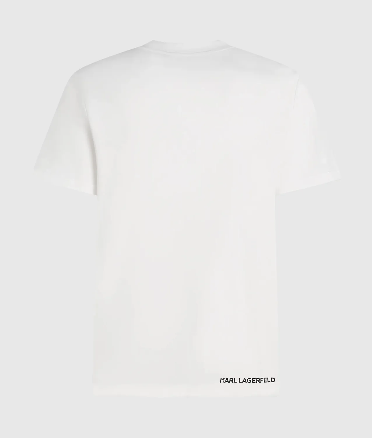 Karl Lagerfeld Monogram T-Shirt Modal Crew-Neck