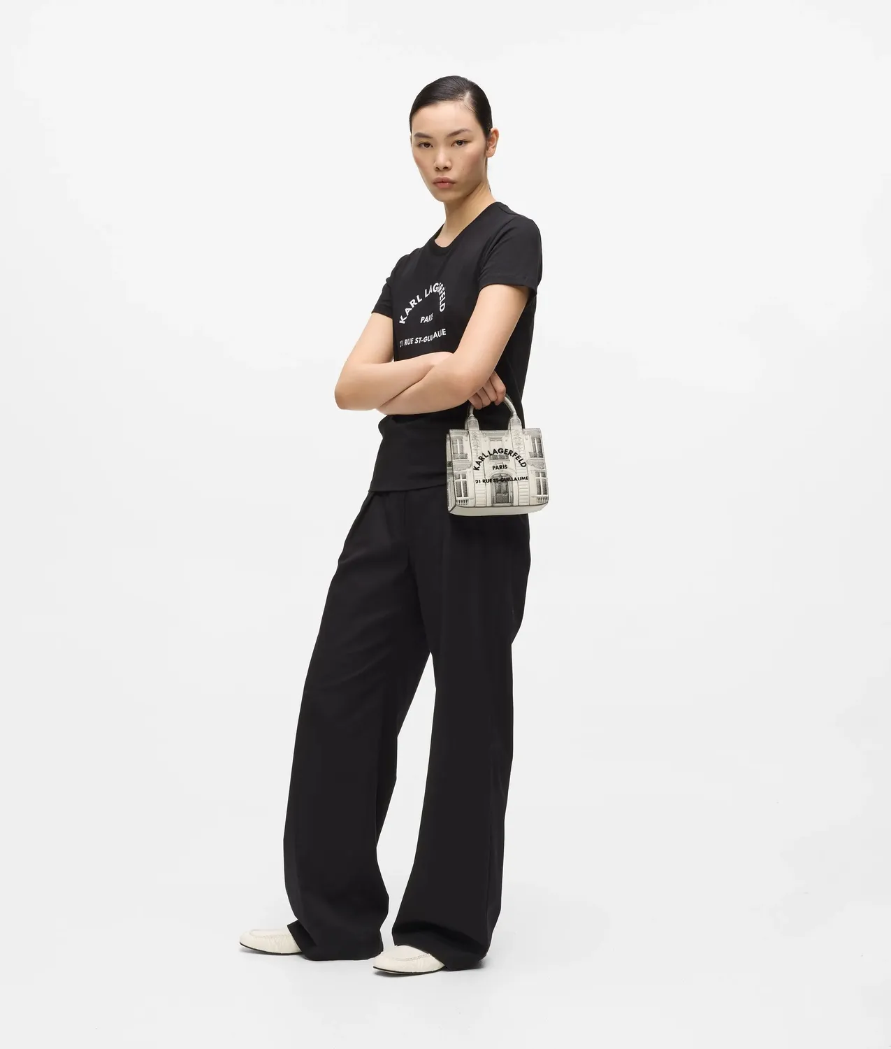 Karl Lagerfeld Maison de Karl Mini Tote Crossbody Logo