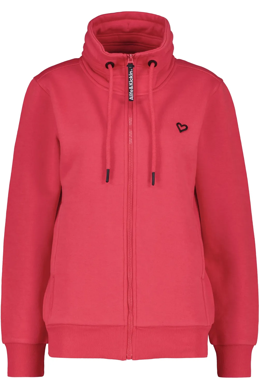 Alife & Kickin LisbethAK A Sweatjacke Rot Baumwolle