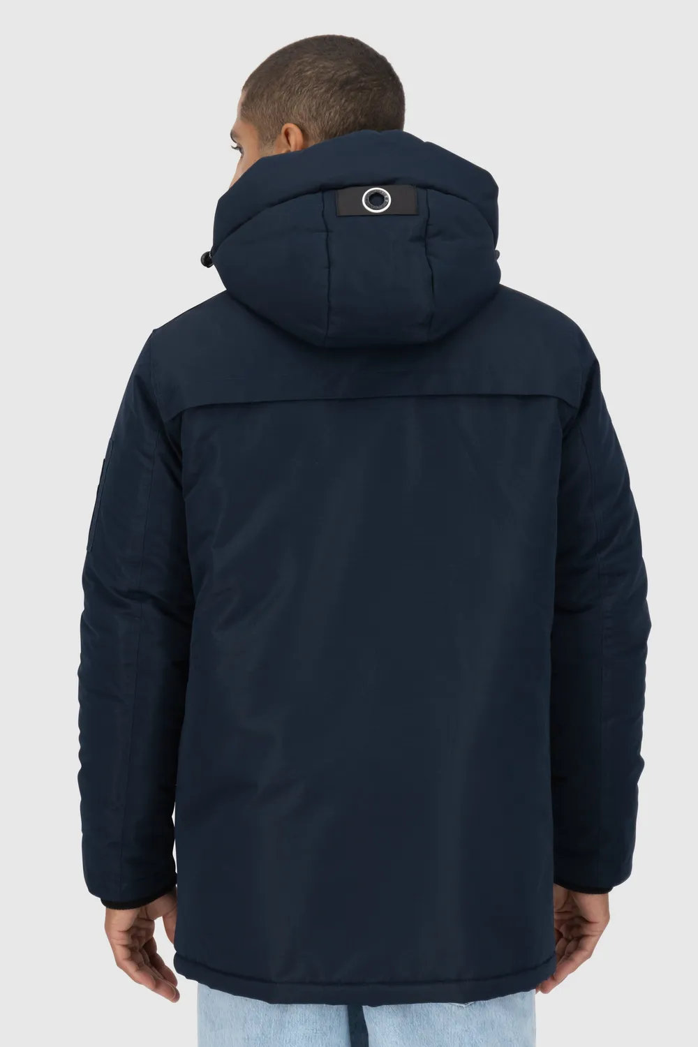 Alife & Kickin GeoffAK A Parka dunkelblau wasserabweisend