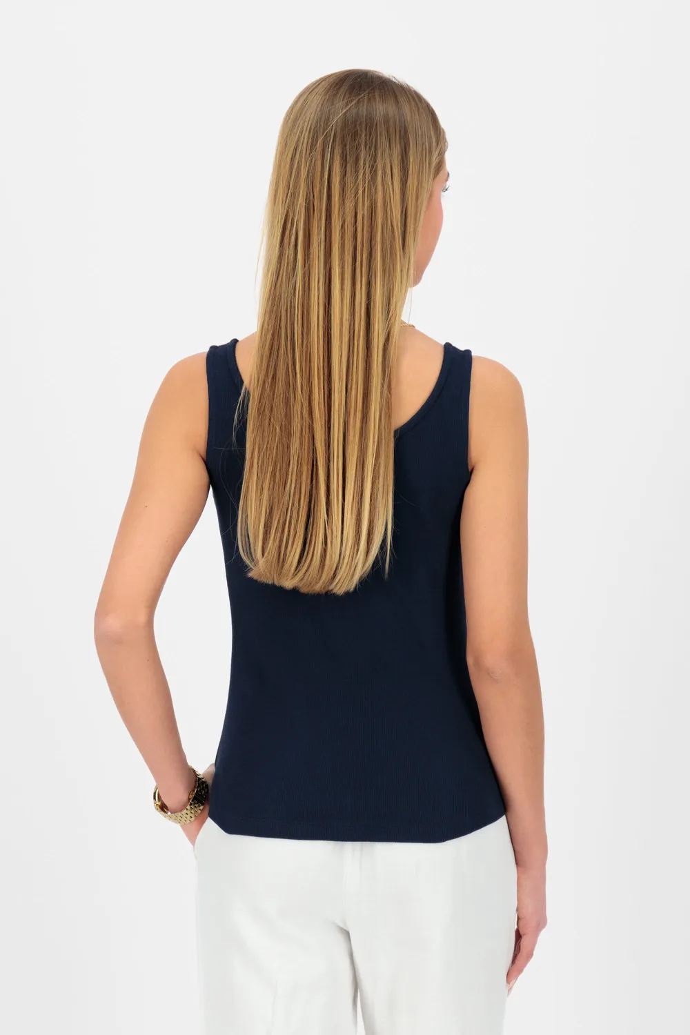 Alife & Kickin HazelAK A Top Dunkelblau Damen Stretch