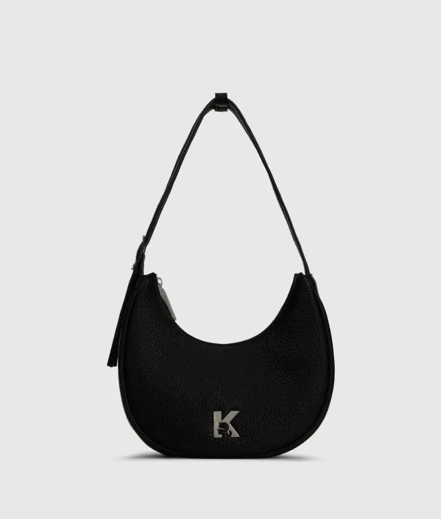Karl Lagerfeld K Logo Half Moon Bag Schultertasche