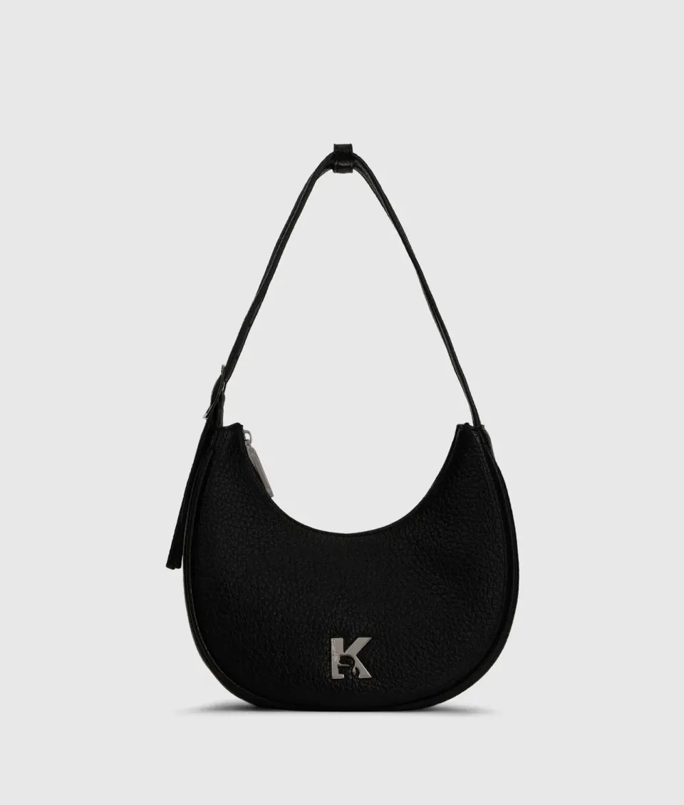 Karl Lagerfeld K Logo Half Moon Bag Schultertasche