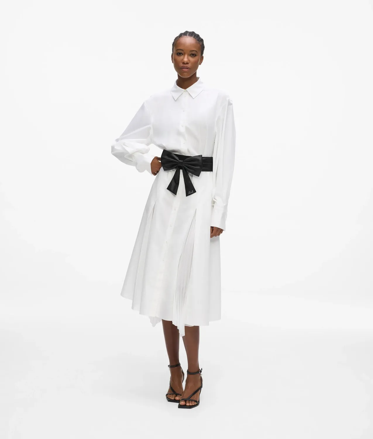 Karl Lagerfeld K/Signature Bow Gürtel 85 mit Schleife