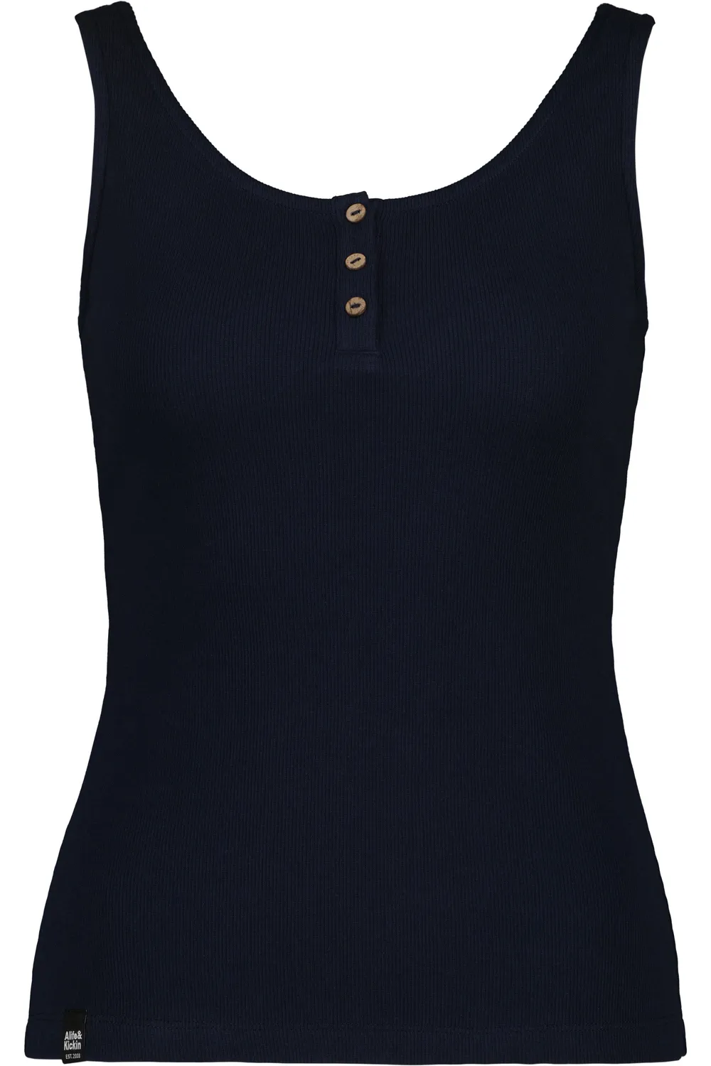 Alife & Kickin HazelAK A Top Dunkelblau Damen Stretch