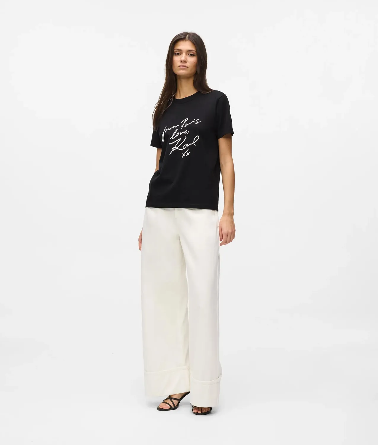 Karl Lagerfeld With Love T-Shirt Bio-Baumwolle