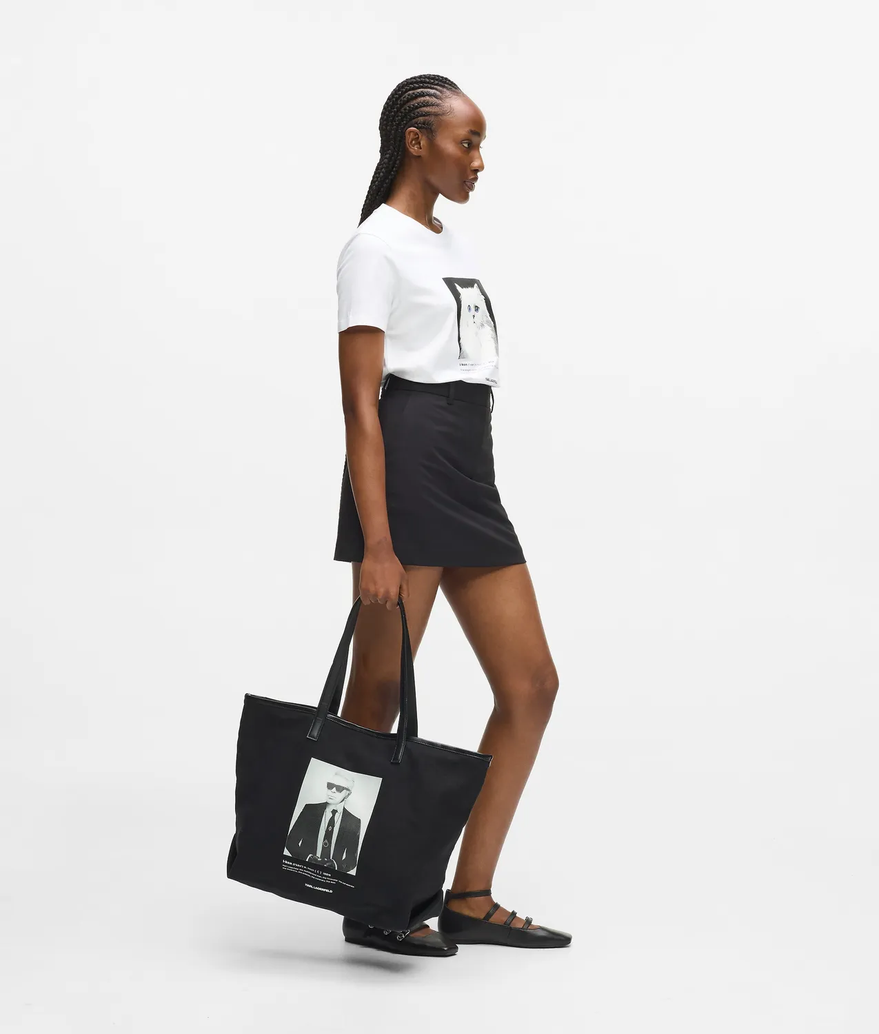 Karl Lagerfeld Karl Photo Print Shopper Baumwolle
