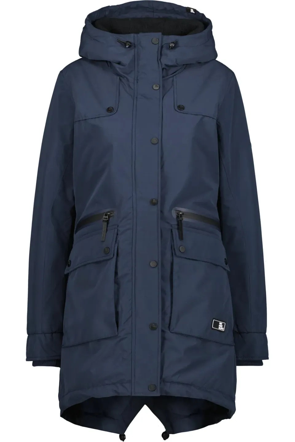 Alife & Kickin CharlotteAK A Coat Winterjacke Dunkelblau Teddyfutter