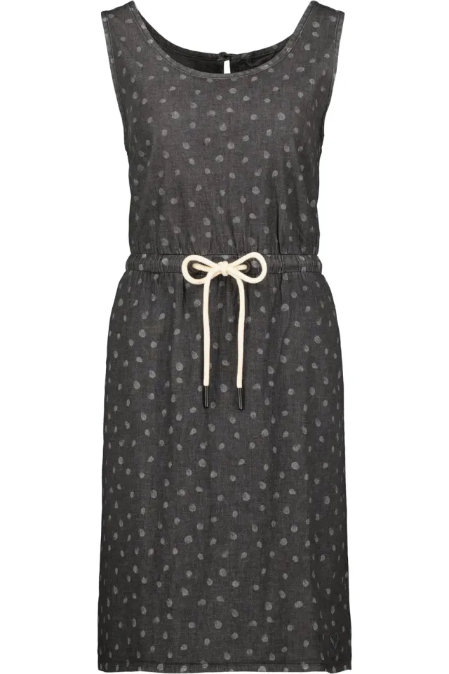 Alife & Kickin DojaAK DNM B Kleid Schwarz Denim kurz