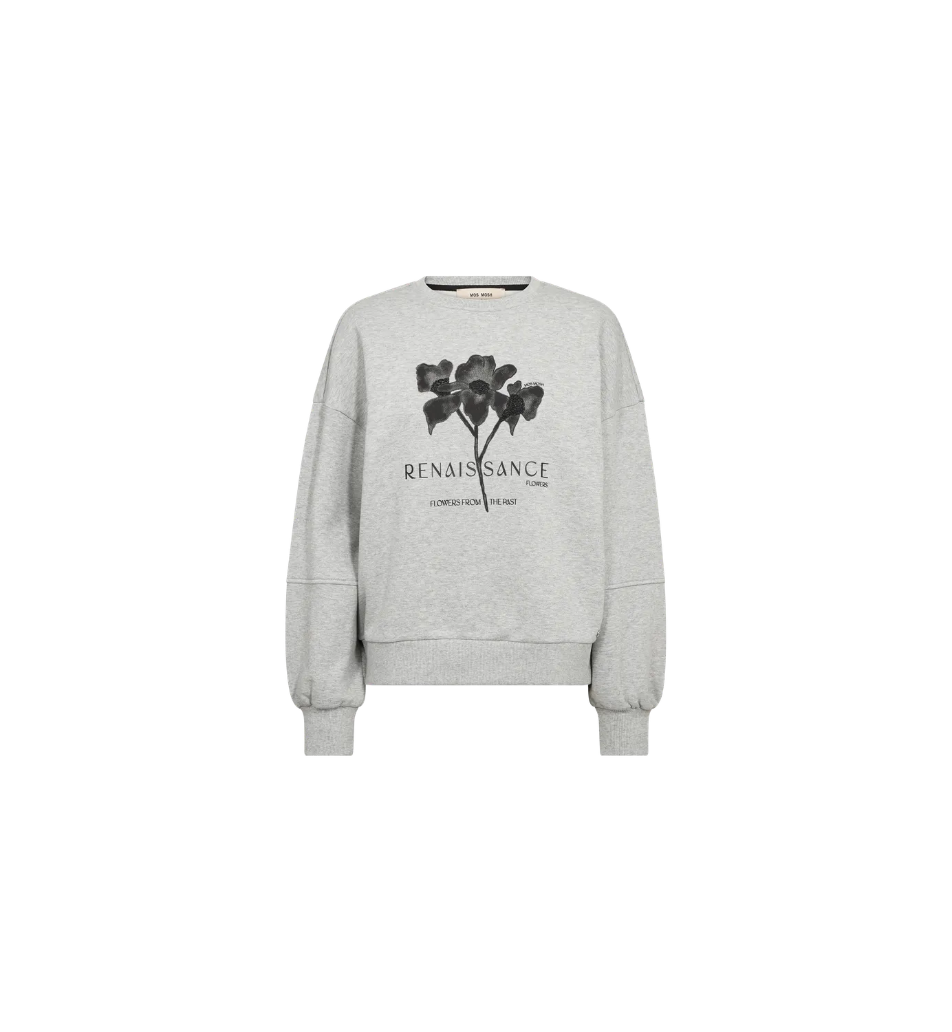 Mos Mosh MMCandela Sweatshirt Grey Melange relaxed