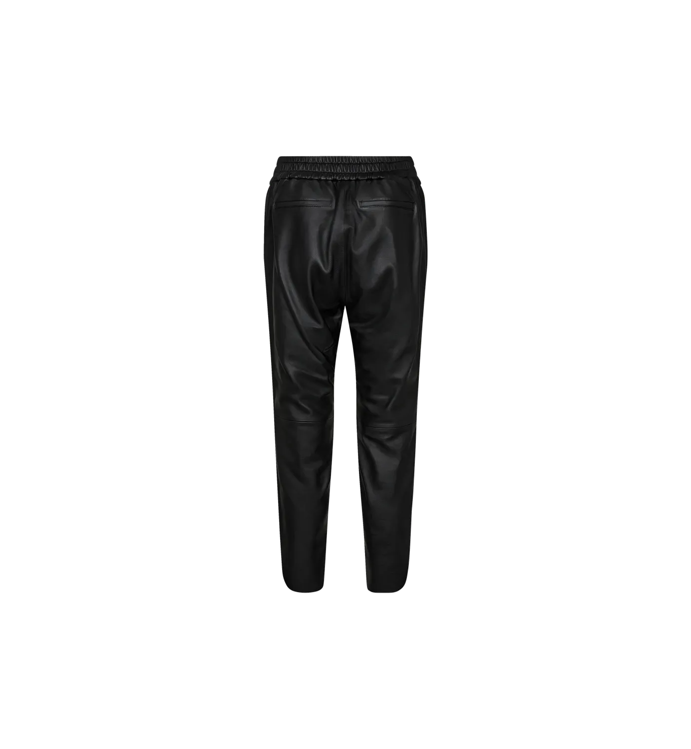 Mos Mosh MMZabel Leather Sweatpant Schwarz Lammleder