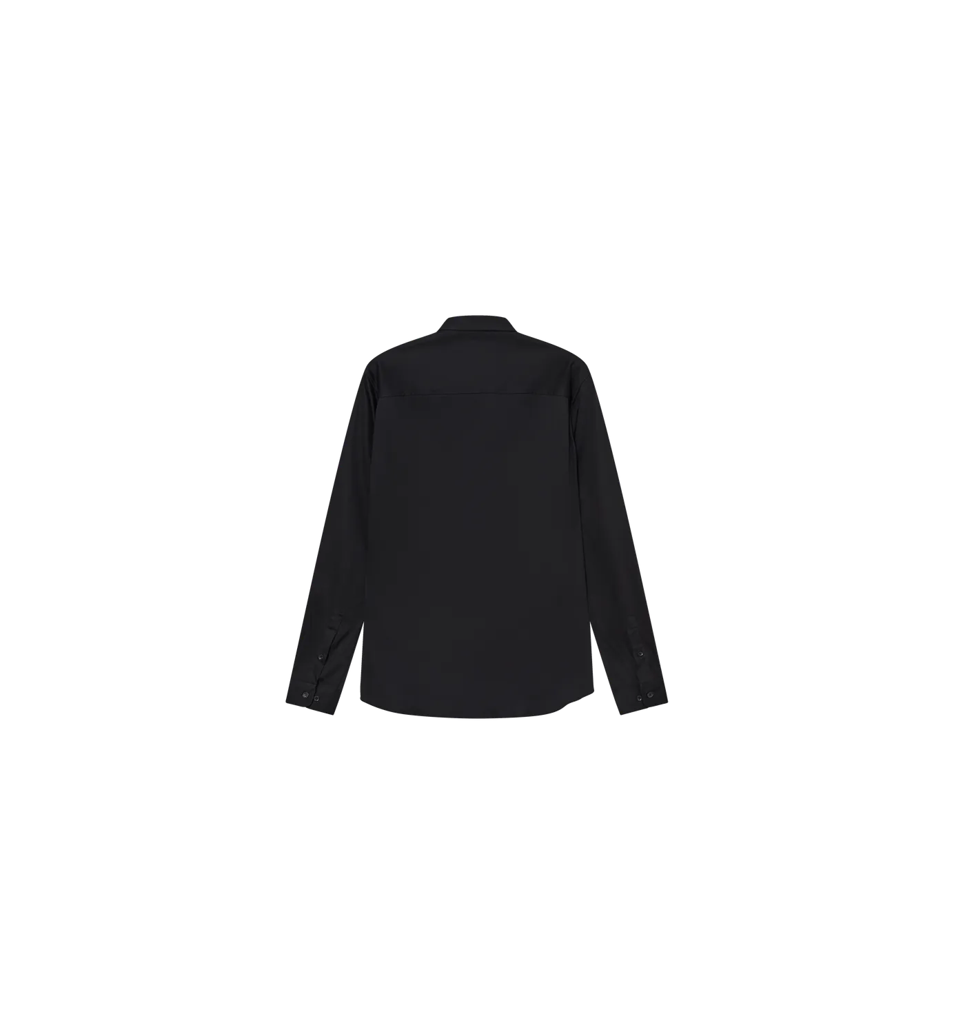 Mos Mosh MMGMarley Jerseyhemd Regular Schwarz Baumwolle