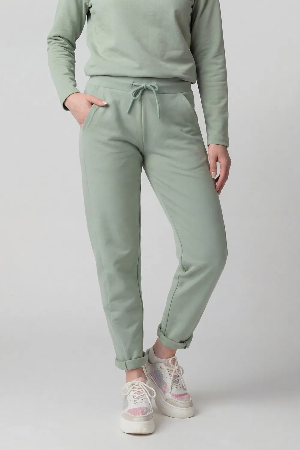 Alife & Kickin MarciaAK A Sweatsuit Hellgrün Damen Set