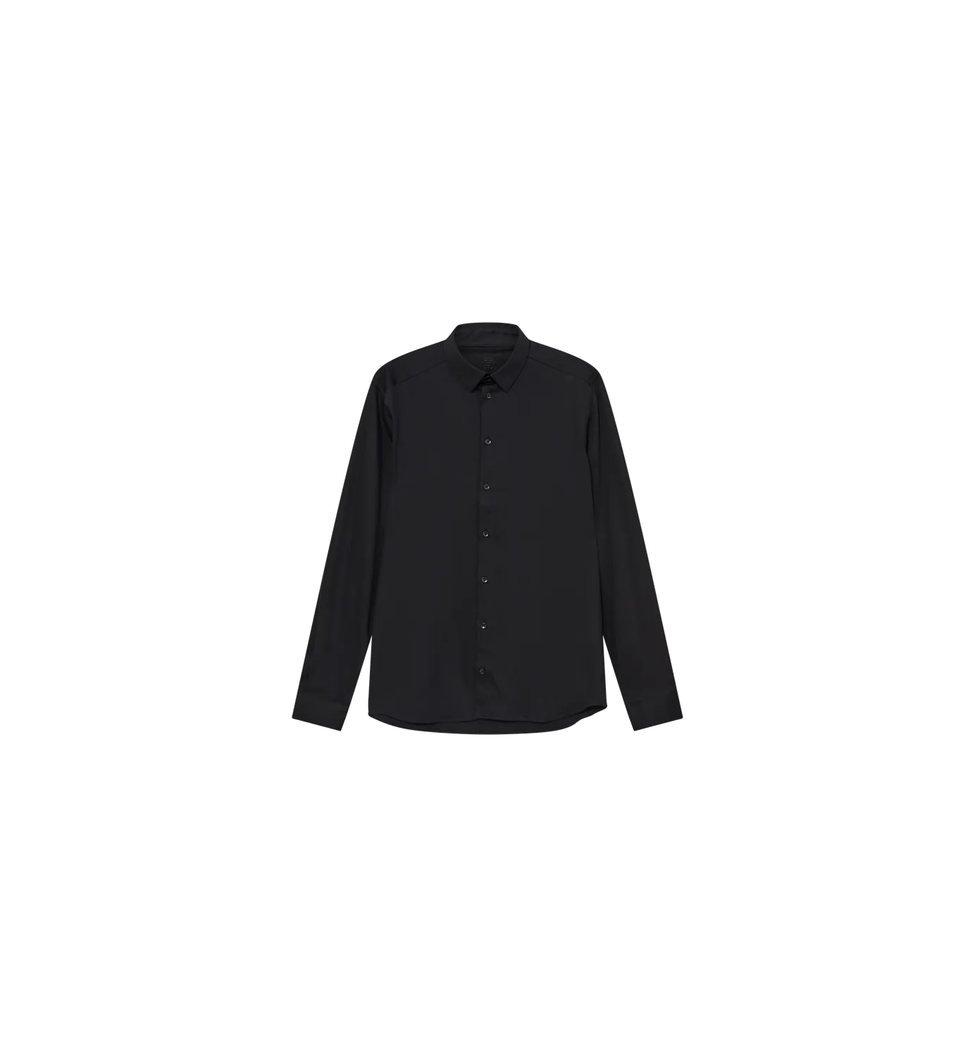 Mos Mosh MMGMarley Jerseyhemd Regular Schwarz Baumwolle