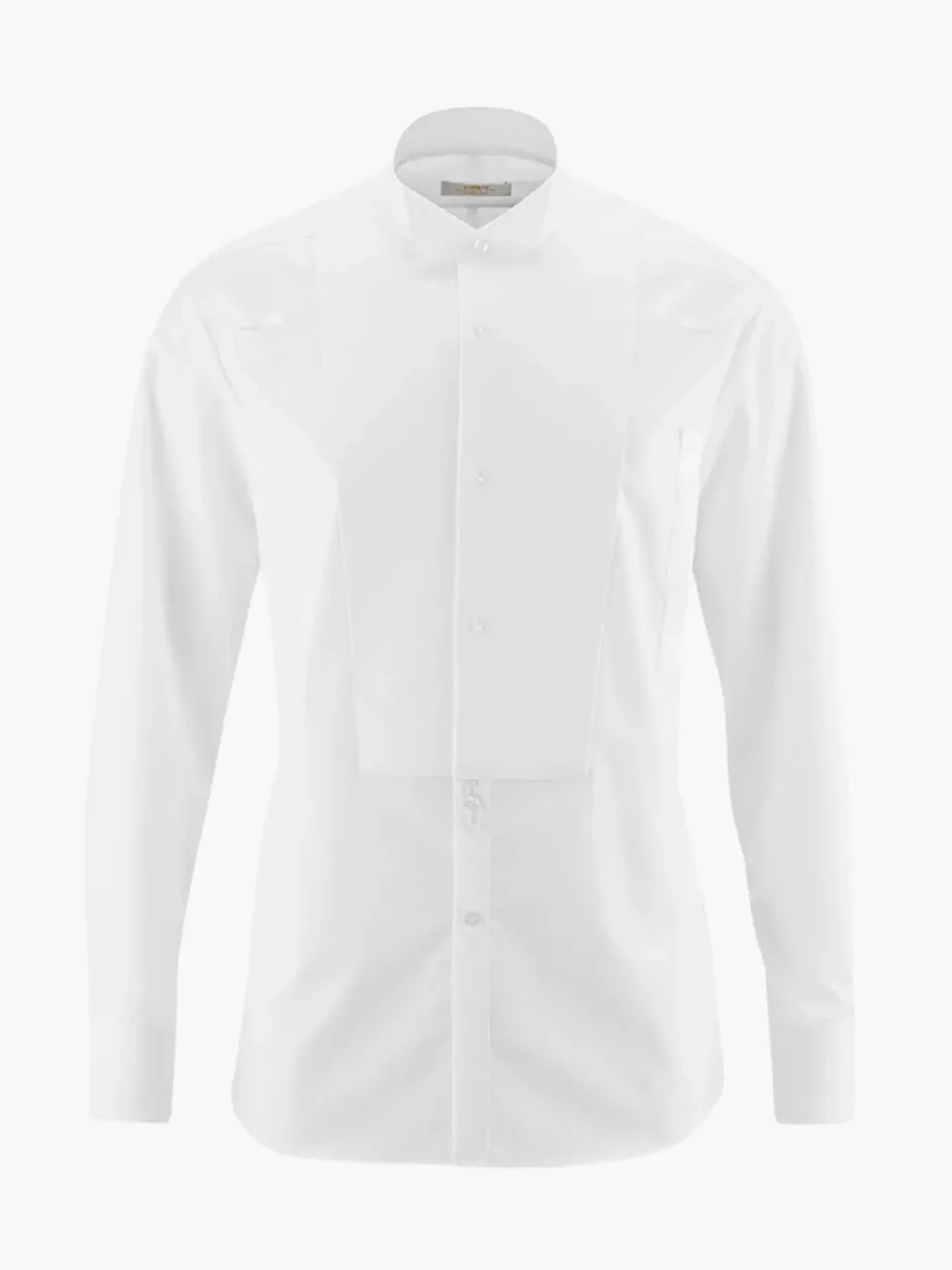 Gloriette Frackhemd Regular Fit Weiß Piqué