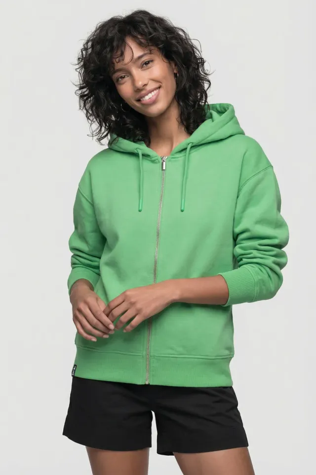 Alife & Kickin LivAK A Sweatjacke grün kurz
