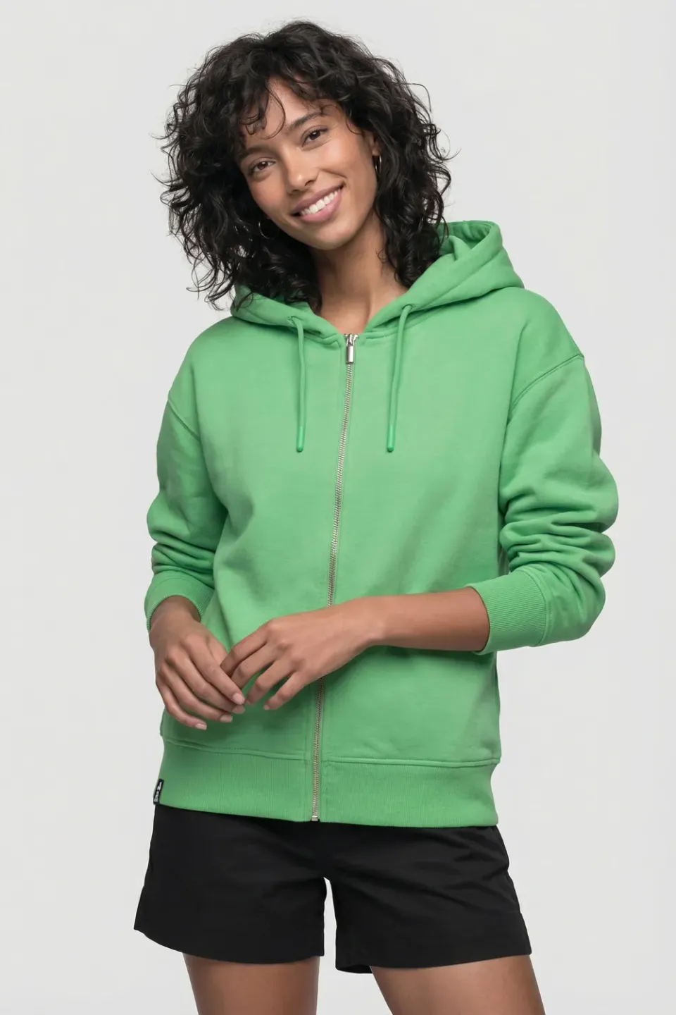 Alife & Kickin LivAK A Sweatjacke grün kurz