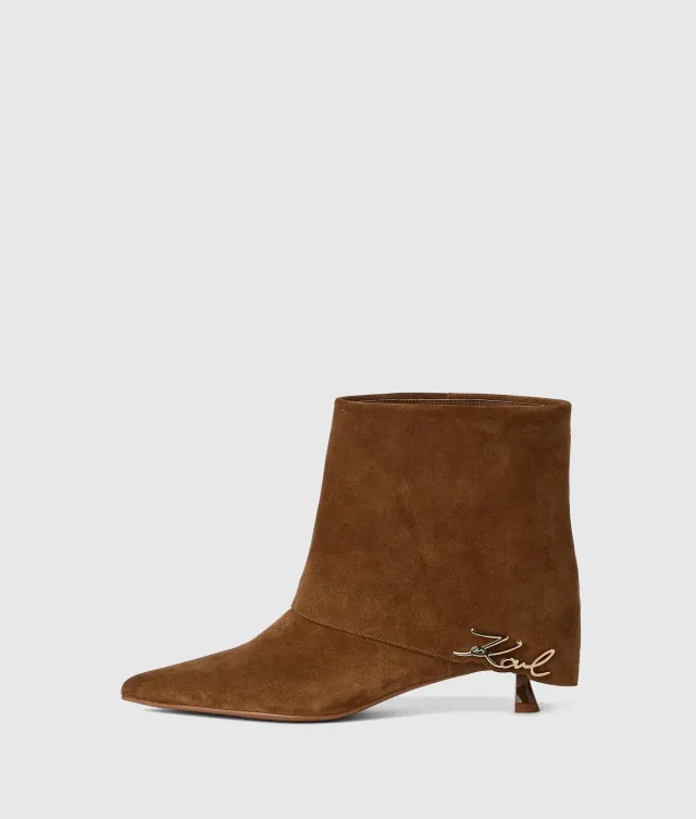 Karl Lagerfeld Pasha Stiefeletten Wildleder Damen