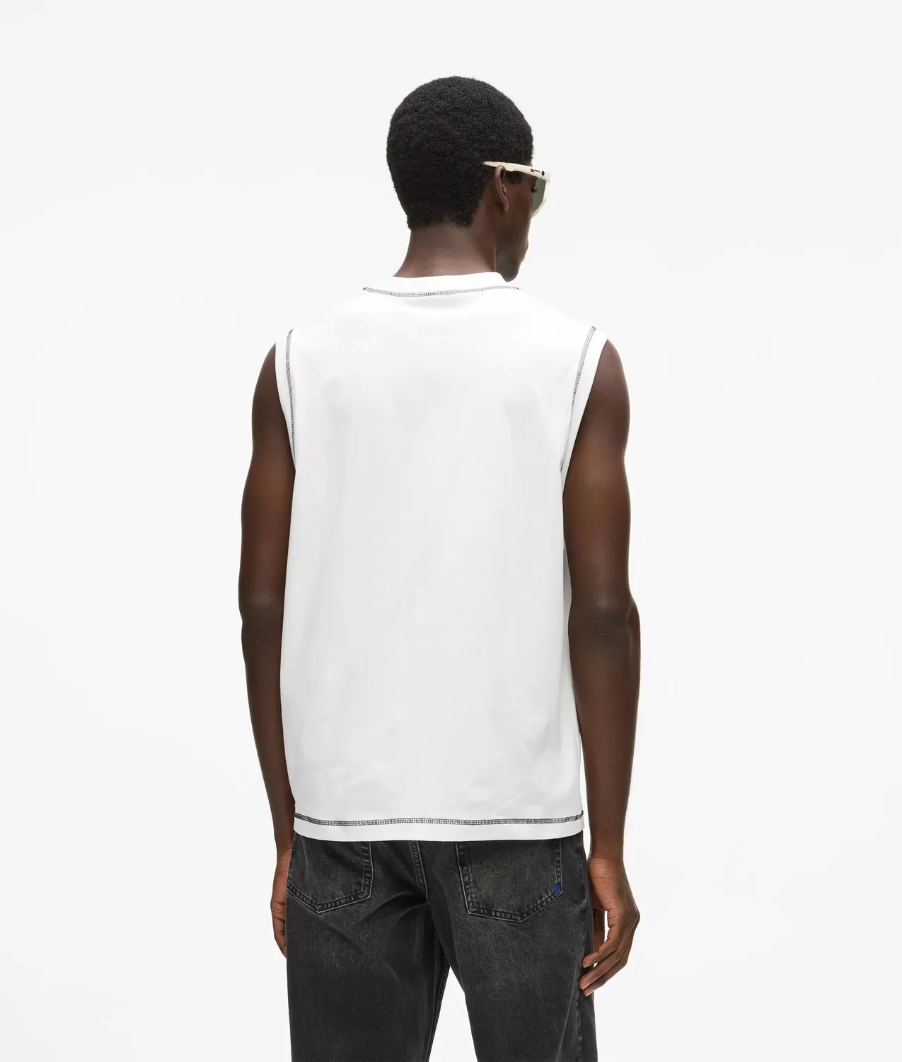 Karl Lagerfeld KL Jeans Contrast Tank Top Damen