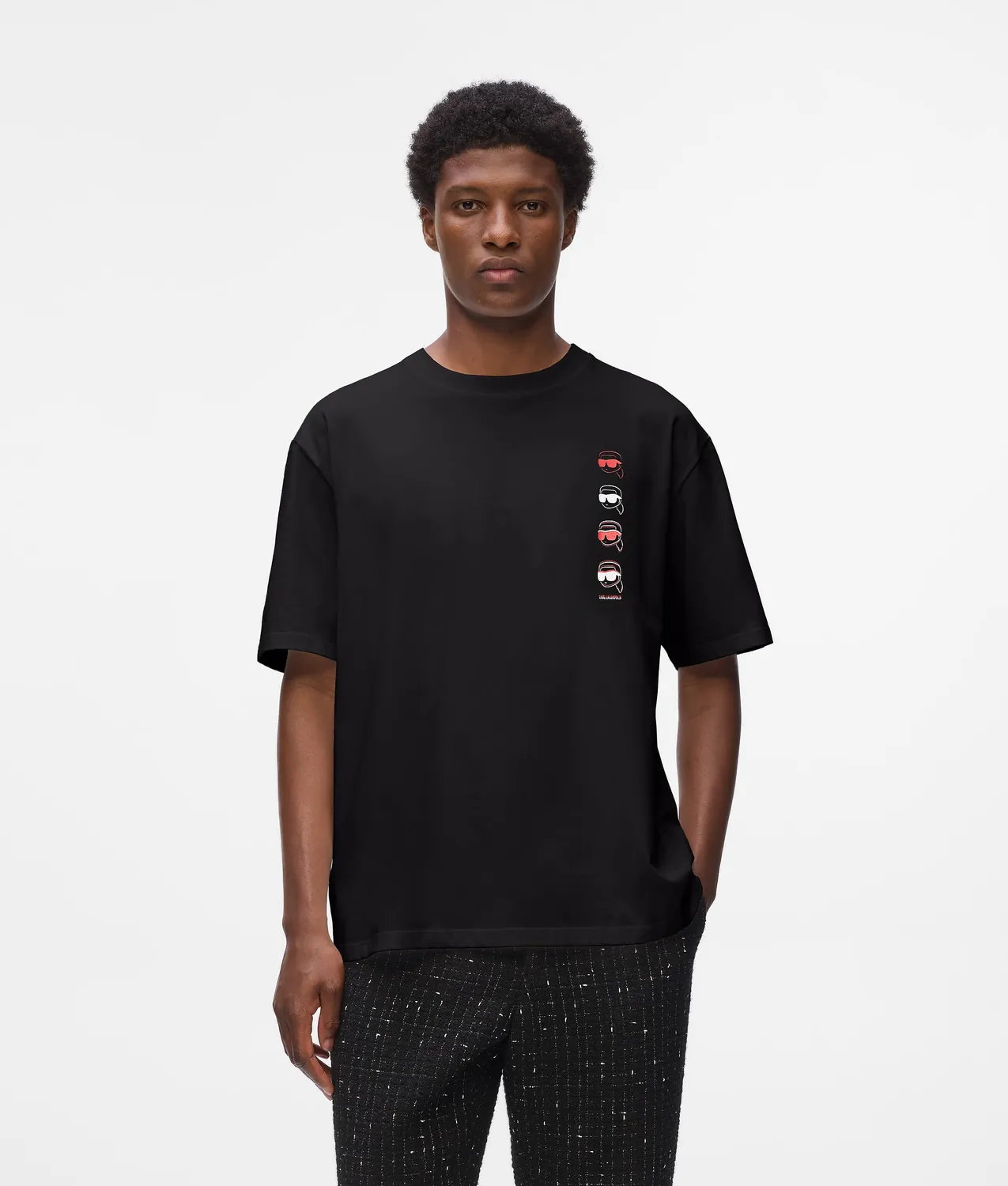 Karl Lagerfeld Ikon Fusion T-Shirt Herren Relaxed