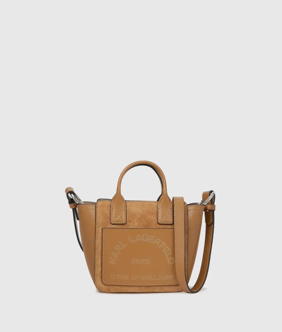 Karl Lagerfeld K/Daily Mini Tote Wildleder One Size schwarz