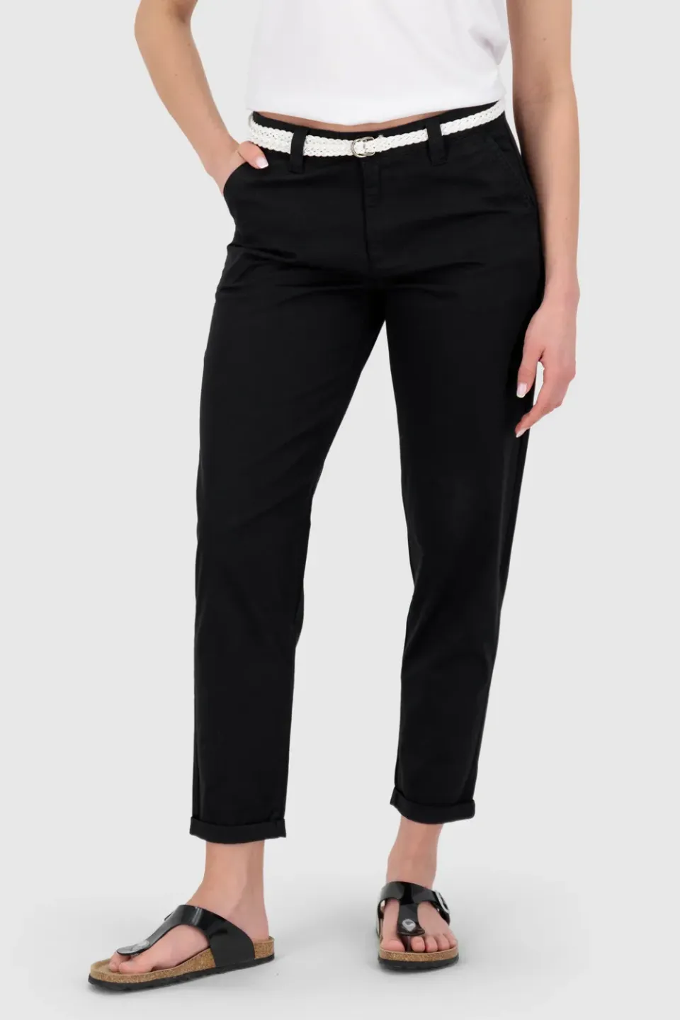Alife & Kickin HirokoAK A Stoffhose schwarz Damen