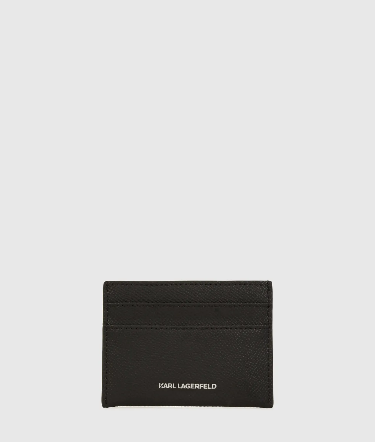 Karl Lagerfeld K/Monogram Cardholder Kartenetui Leder schwarz