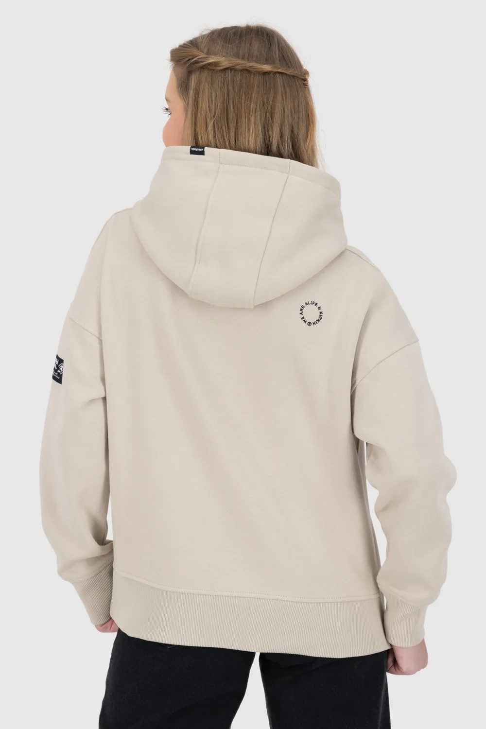 Alife & Kickin JessyAK A Hoodie beige Damen oversize