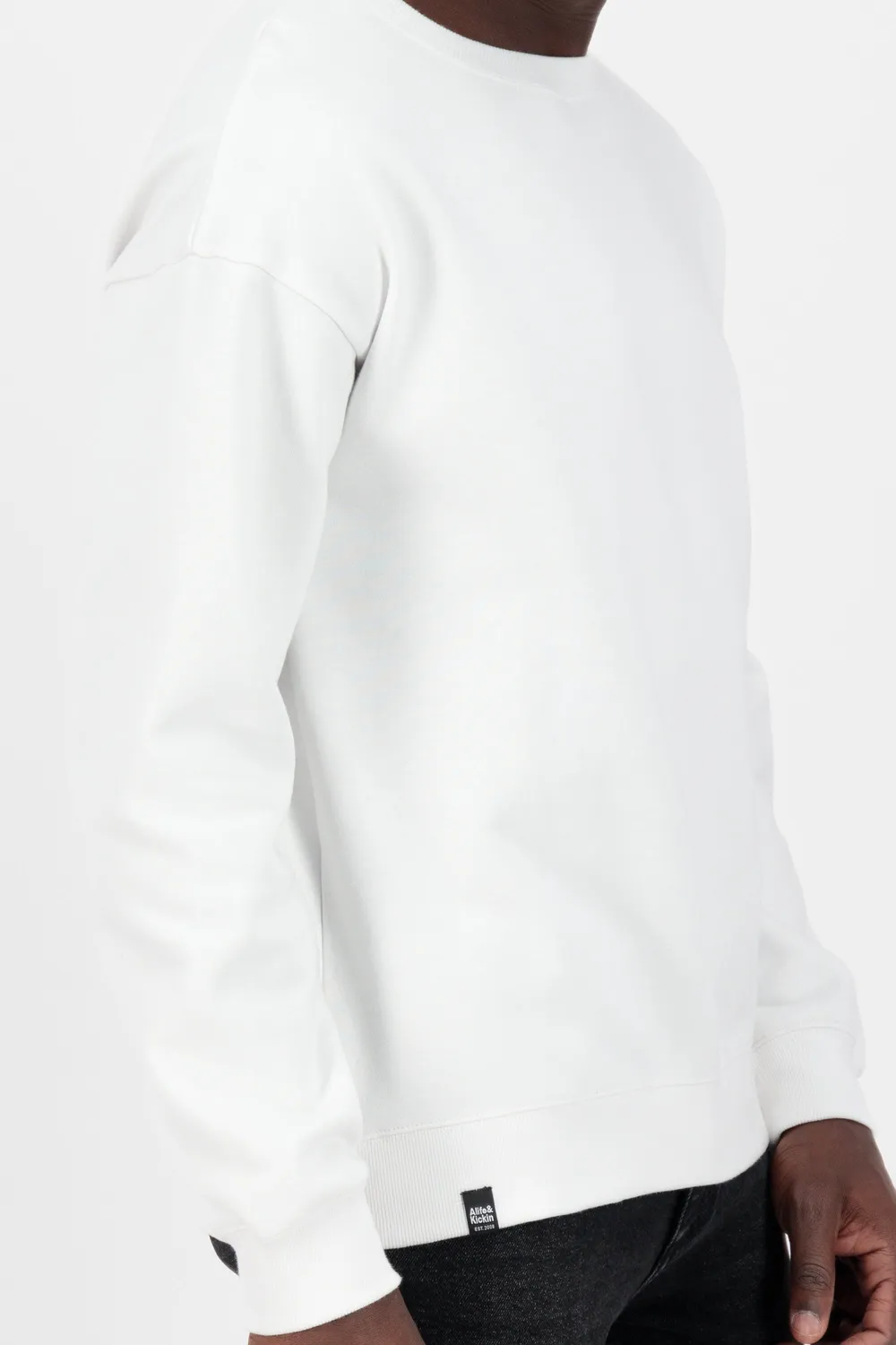 Alife & Kickin LucAK A Sweatshirt Weiß Herren Baumwolle