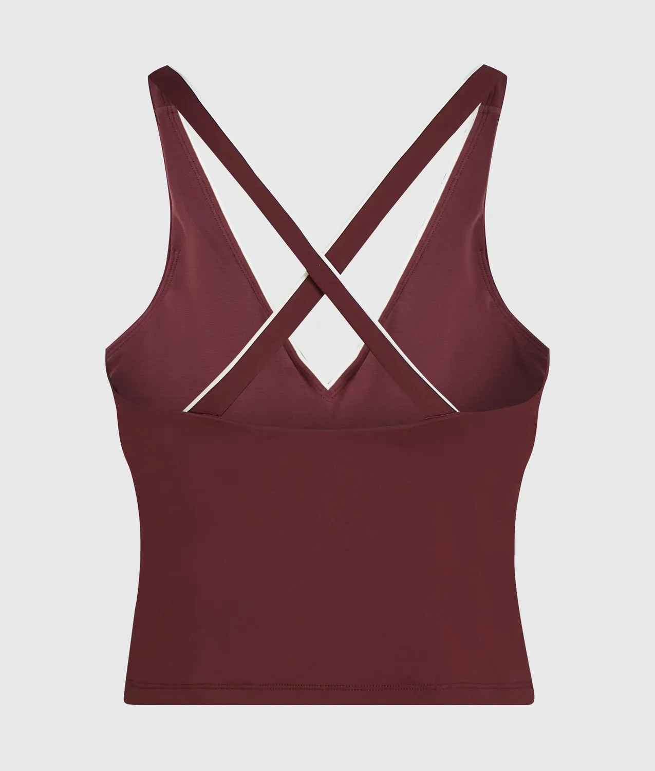 Karl Lagerfeld Piping Tank Top V-Ausschnitt Athleisure