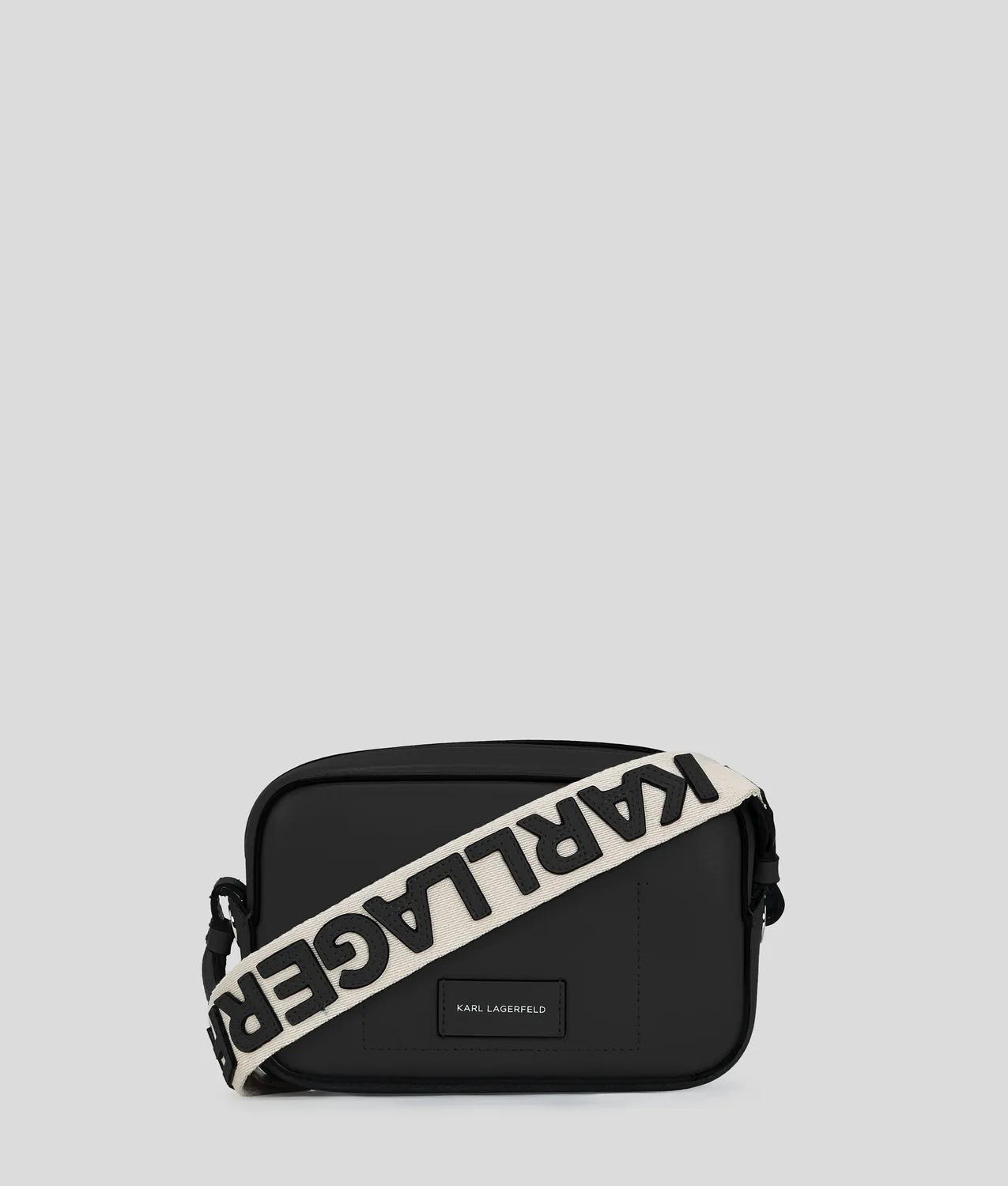 Karl Lagerfeld K/Circle perforated Umhängetasche Leder