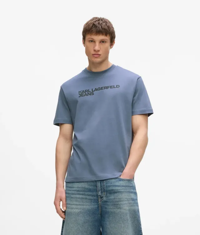Karl Lagerfeld Jeans Logo T-Shirt Regular Baumwolle