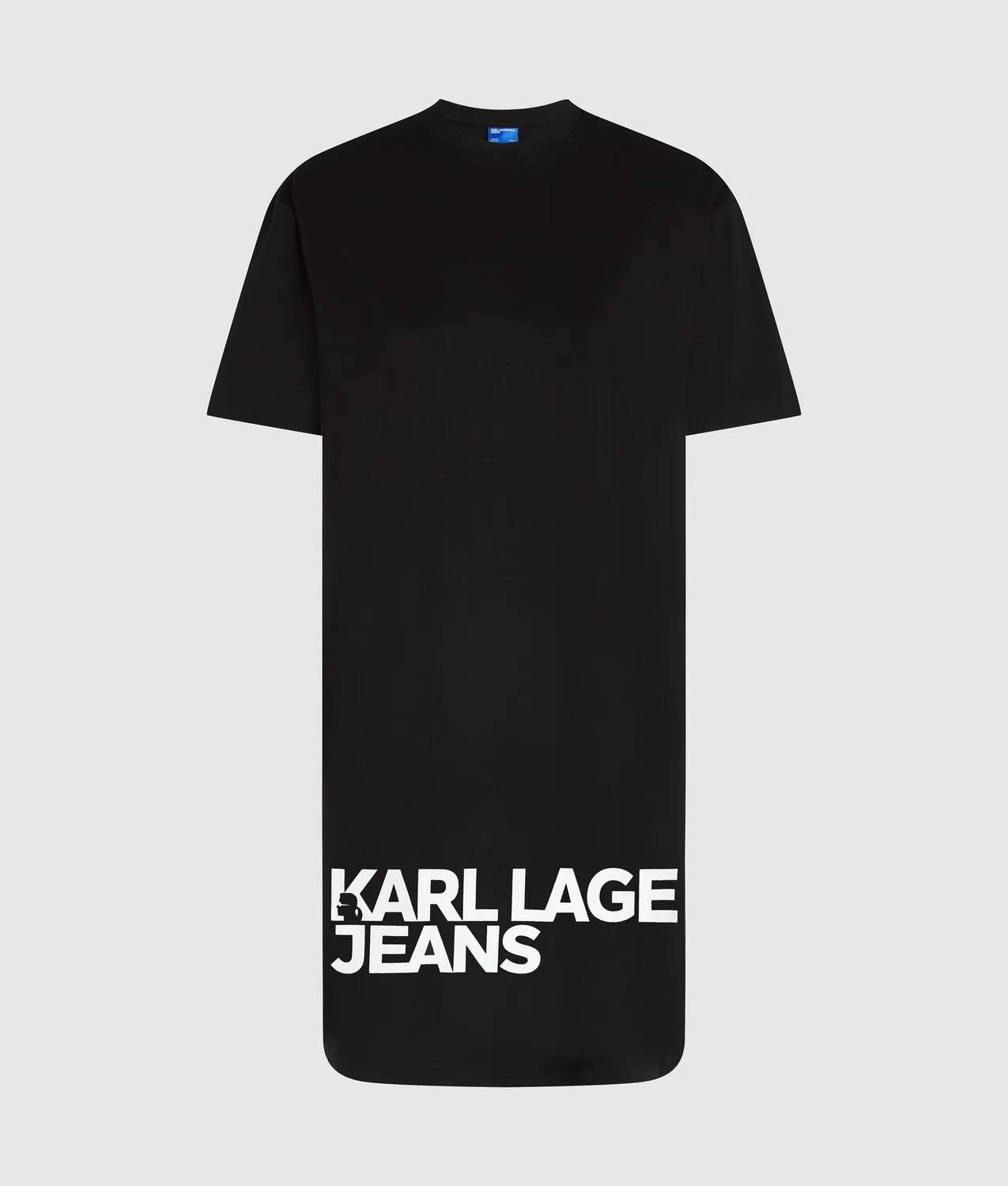 Karl Lagerfeld Jeans Logo T-Shirt-Kleid Bio-Baumwolle
