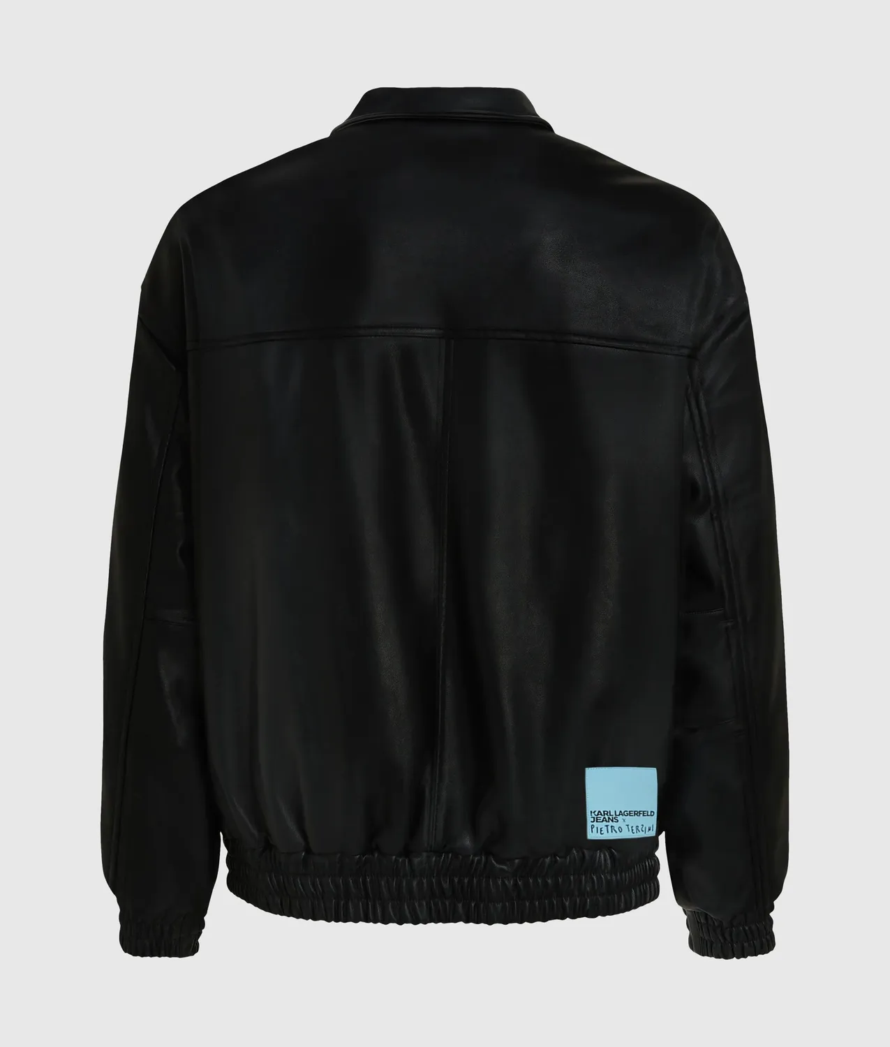 Karl Lagerfeld KL Jeans x Pietro Terzini Jacke Kunstleder wattiert