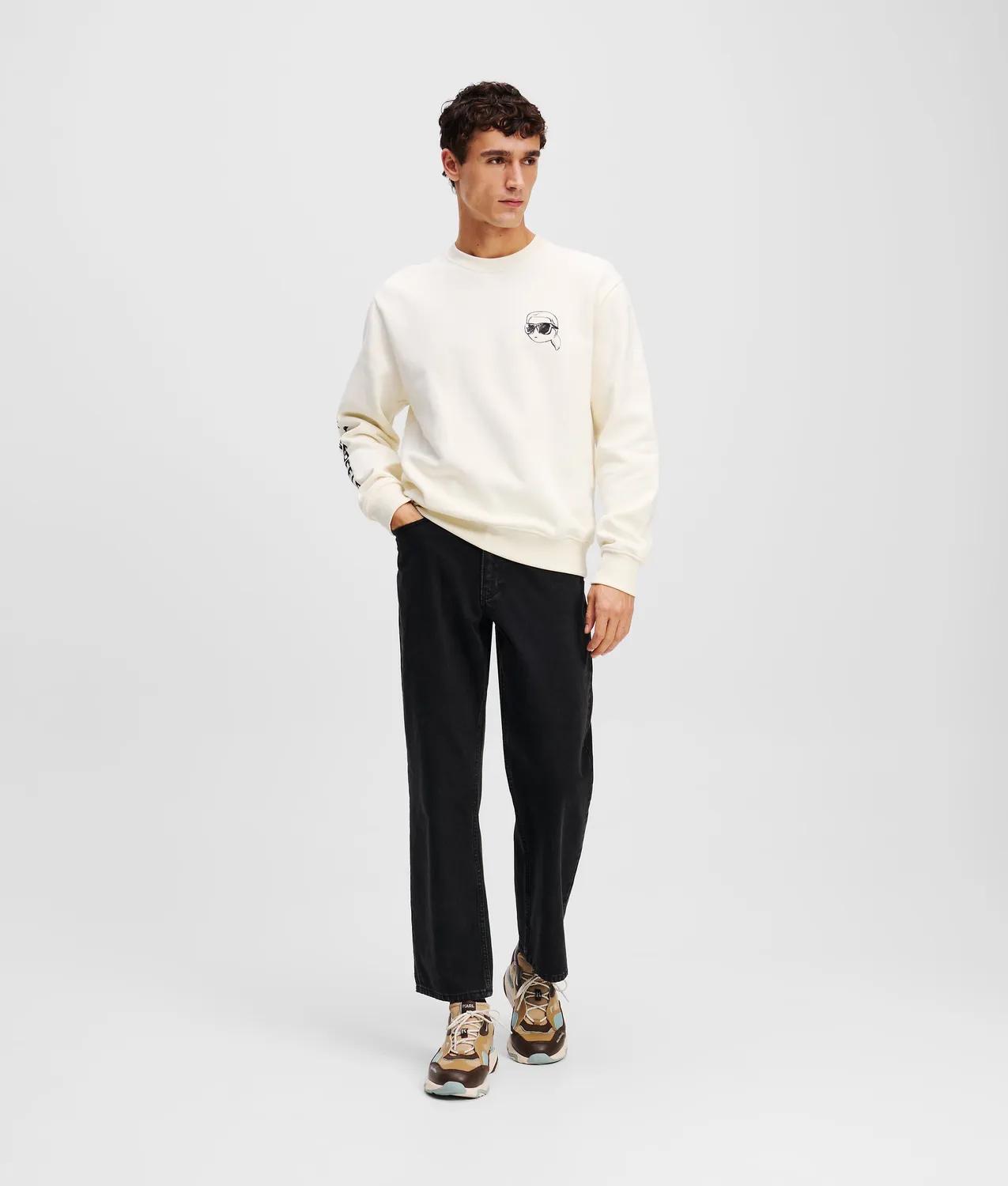 Karl Lagerfeld Ikon Sweatshirt IKON Backprint Baumwolle